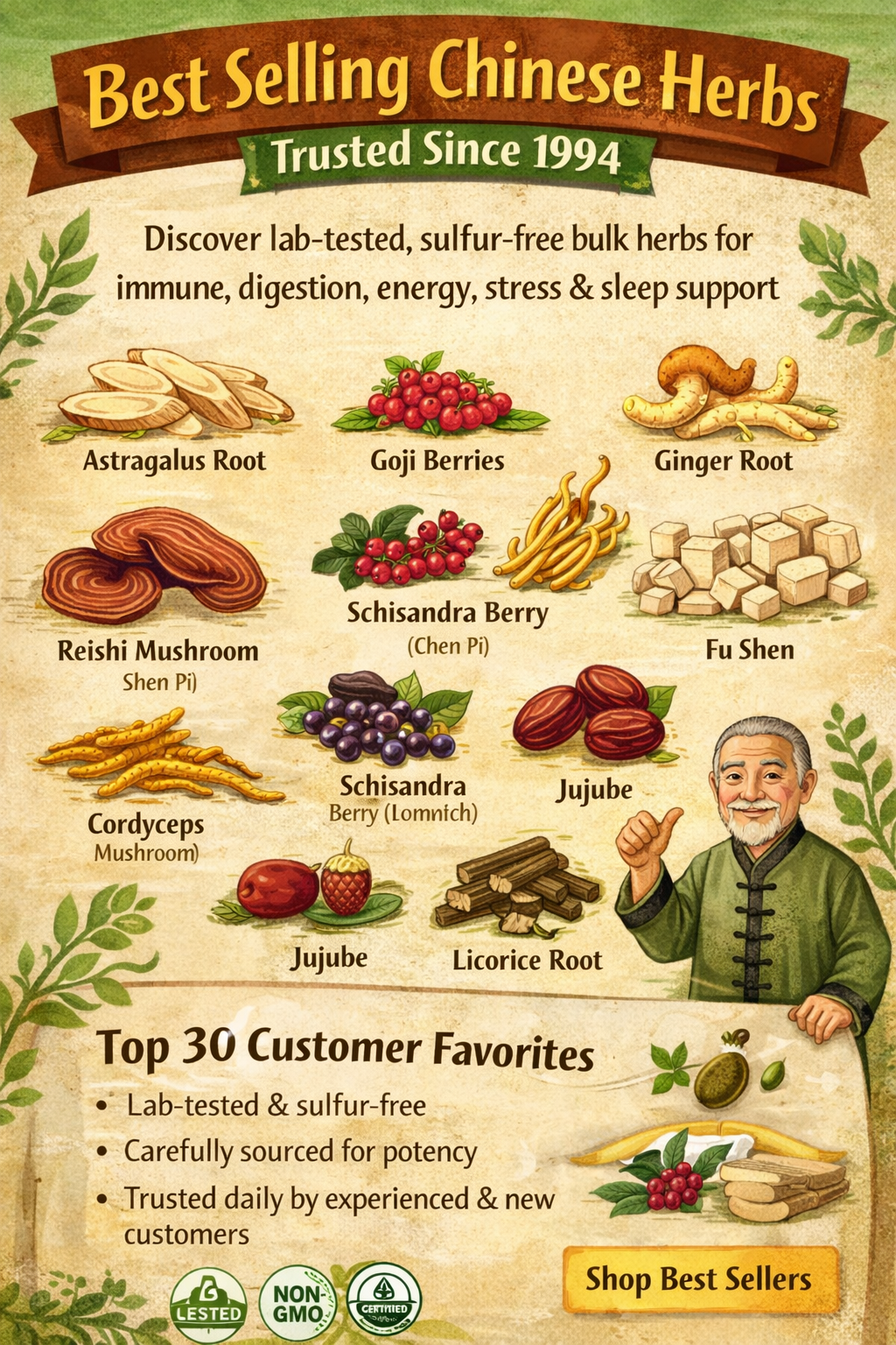 Our best selling herbs that are easy to use