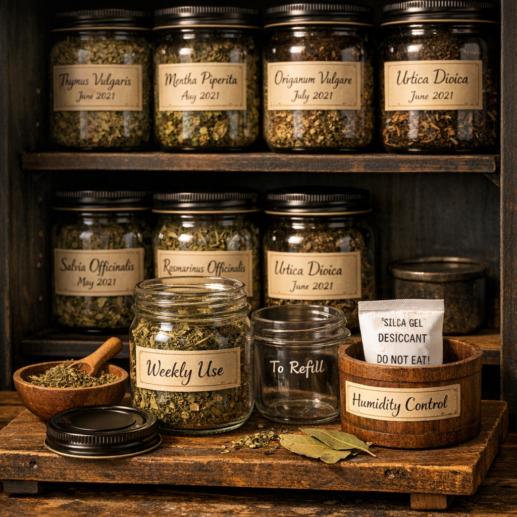 How to store herbs properly