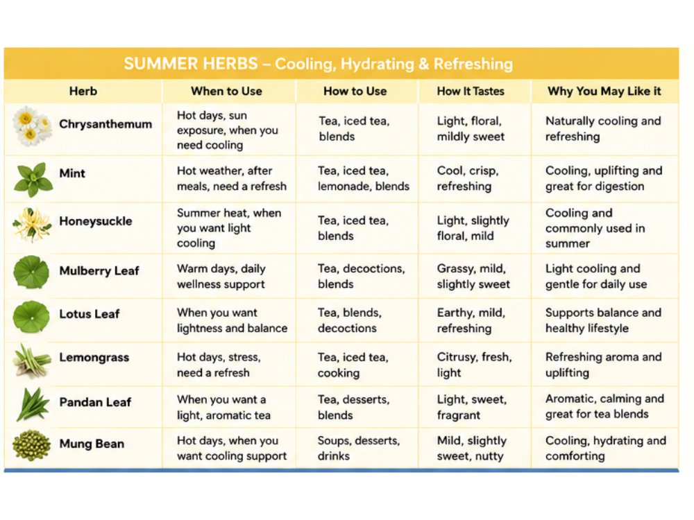 What is the best herb for each season Choosing herbs all year long