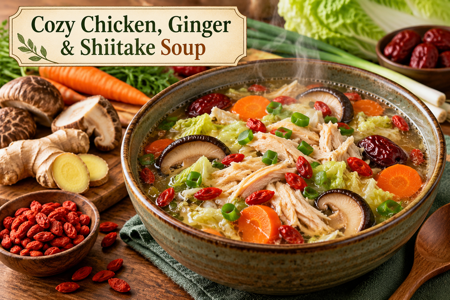 Crockpot chicken and mushroom soup