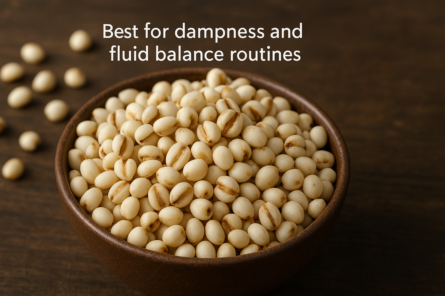 bowl of coix seed