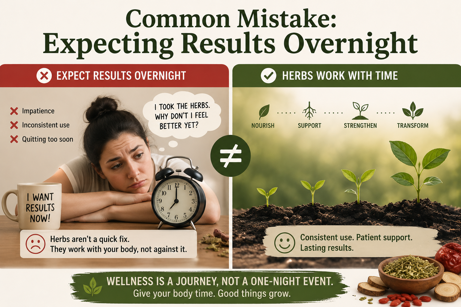 How Tonics and Adaptogens work, steady and gently not overnight