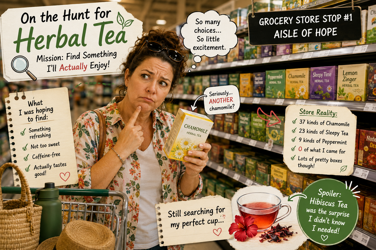 On the hunt for herbal tea that taste great How to search for herbal teas in a grocery store