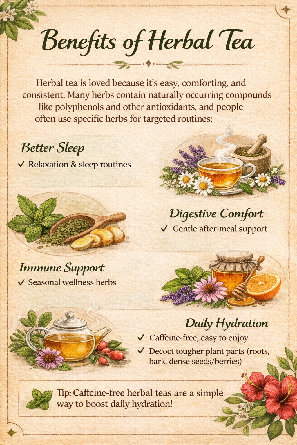 herbal tea benefits