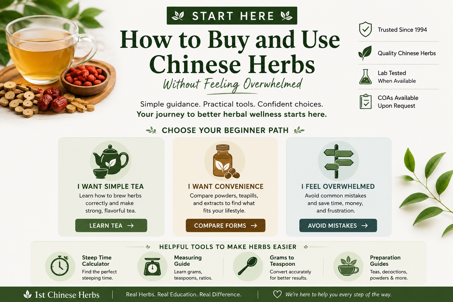 How to buy Chinese Herbs and Use them