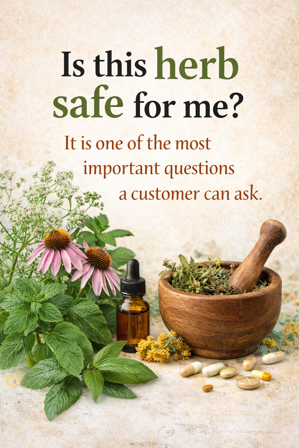 Understanding how safe herbs are. Safety guides on how to use herbs