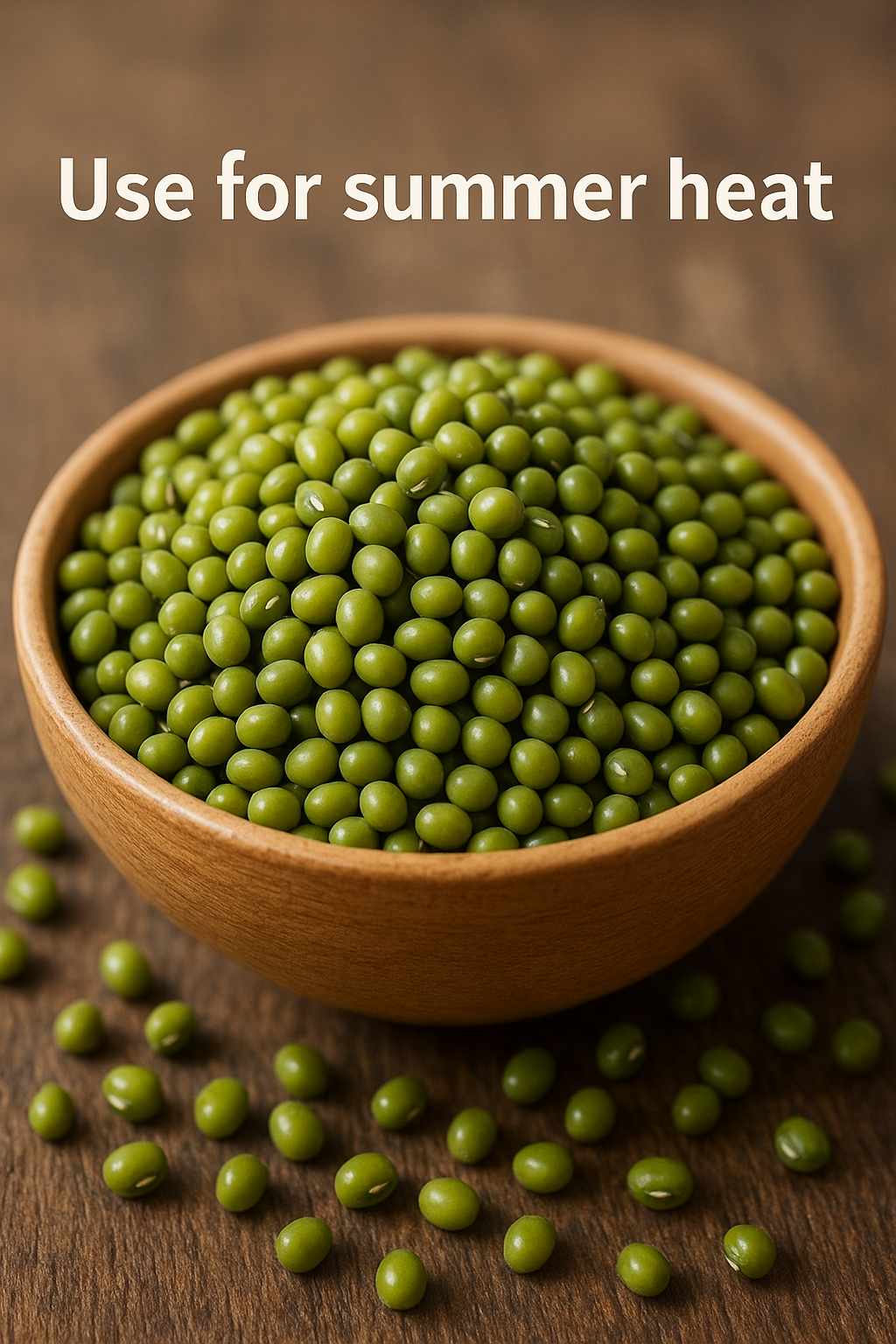 mung beans in a bowl for summer heat