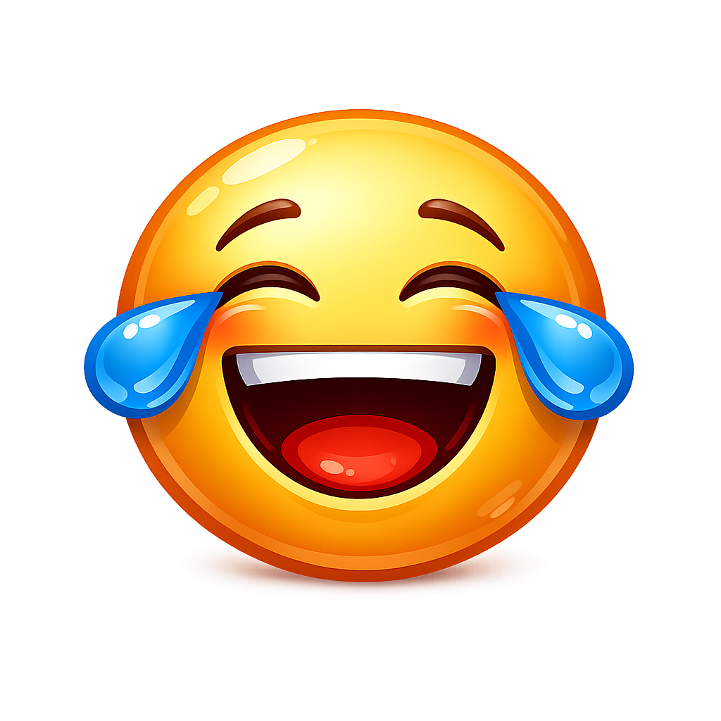 laughing icon, 