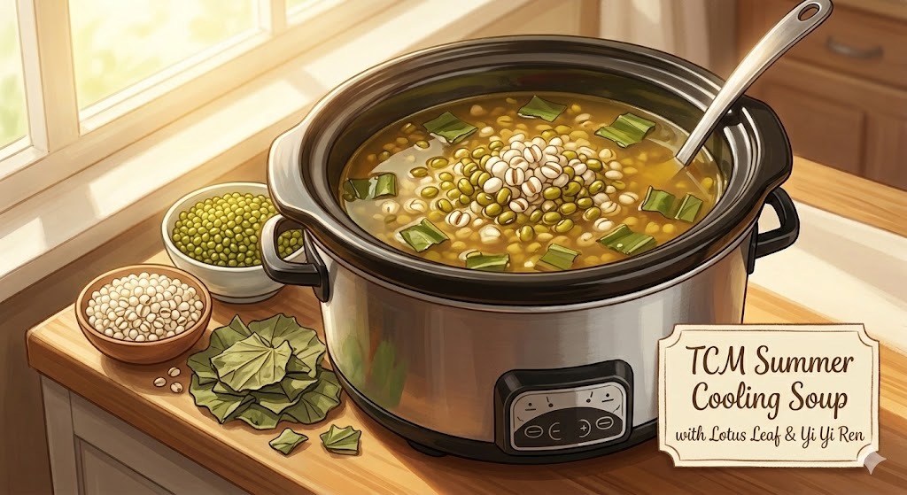 How to make a summer soup for cooling in a crock pot