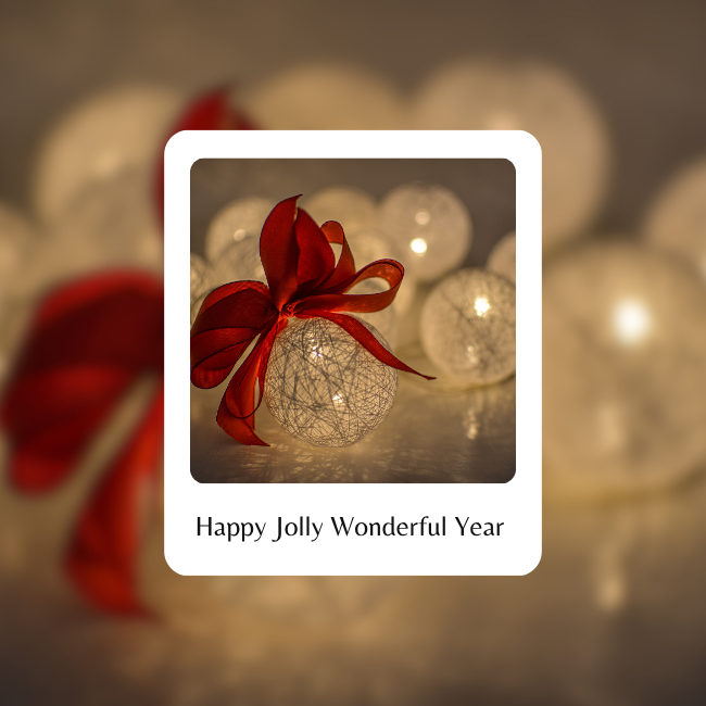 Enjoying the festive holiday happy holiday to you and your family