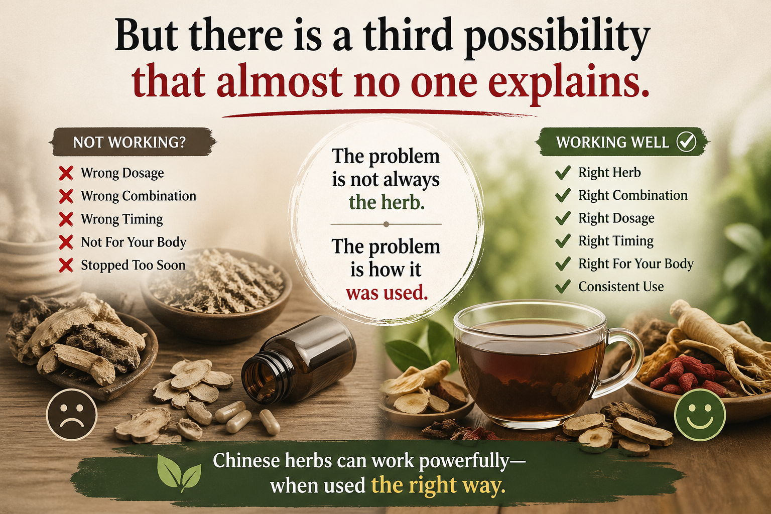 why don't herbs work