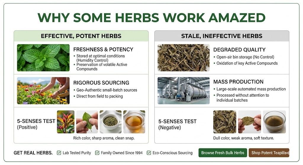 what to look for in quality herbs