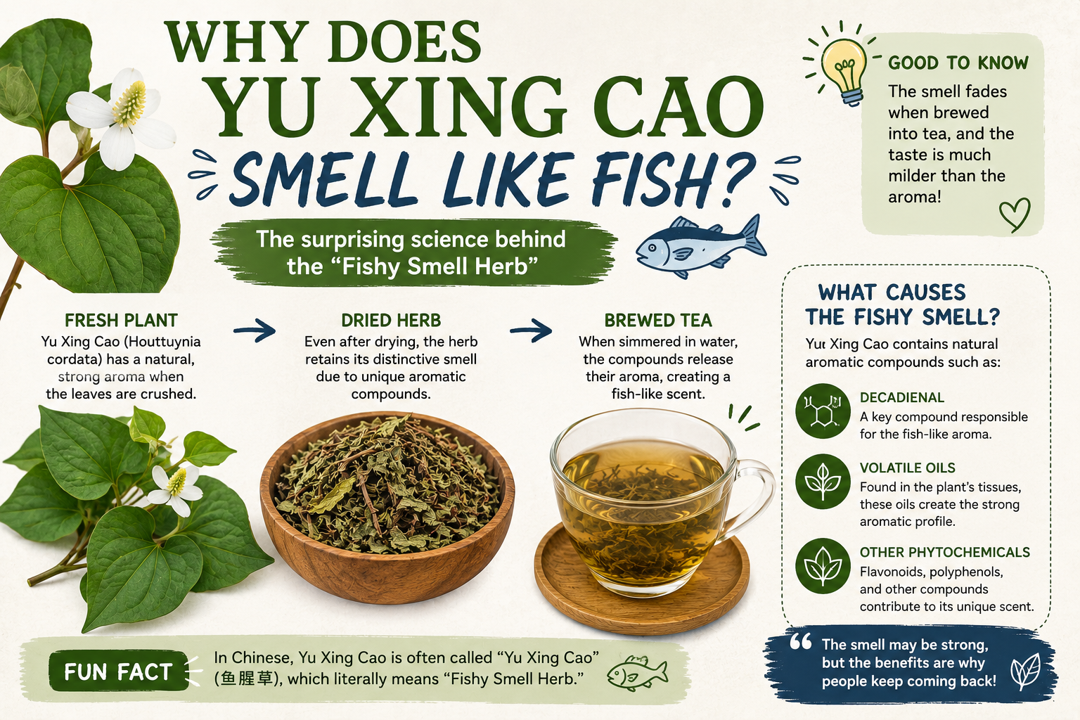 What is Yu xing cao, and how to use Yu xing cao and its herbal profile